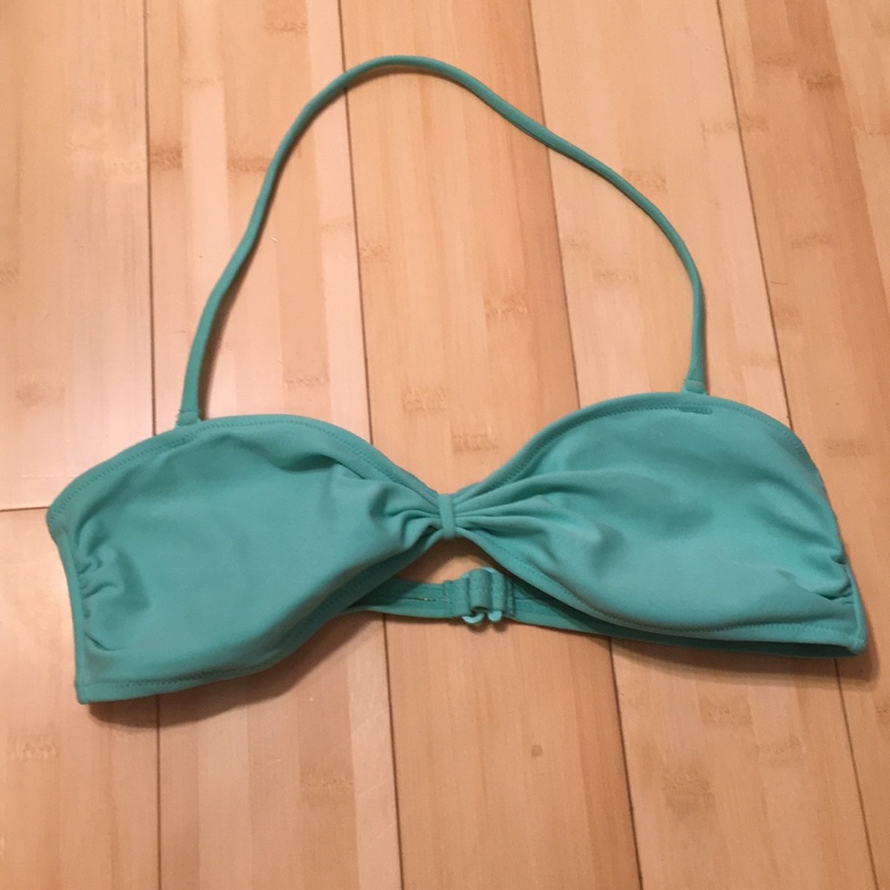 Knot bandeau swim top